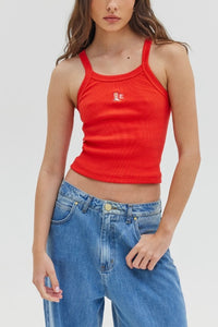 TANK TOP "PIERA" RED
