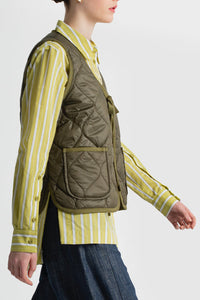 PUFFER VEST GREEN