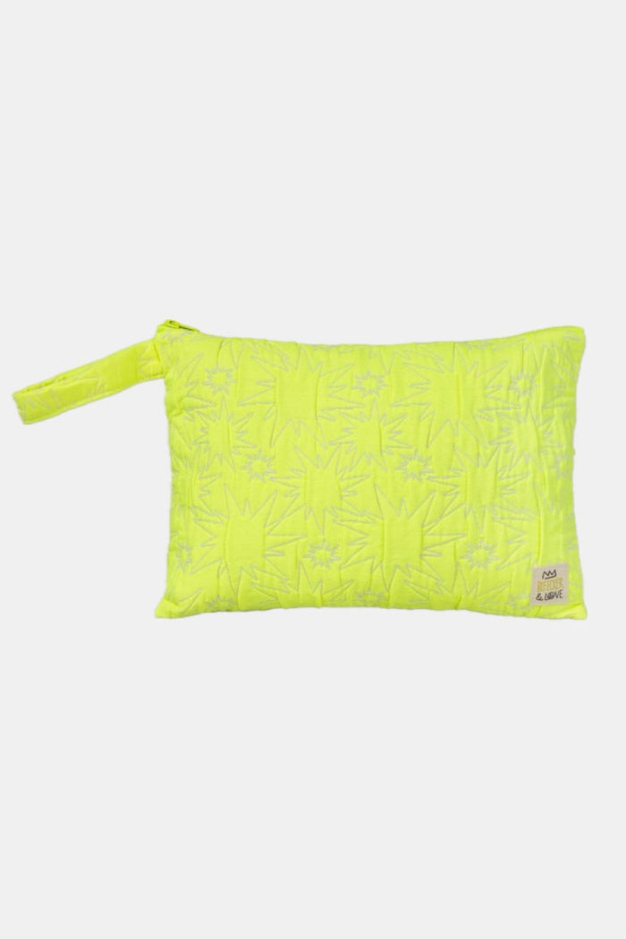 POUCH "BOLT" NEON YELLOW