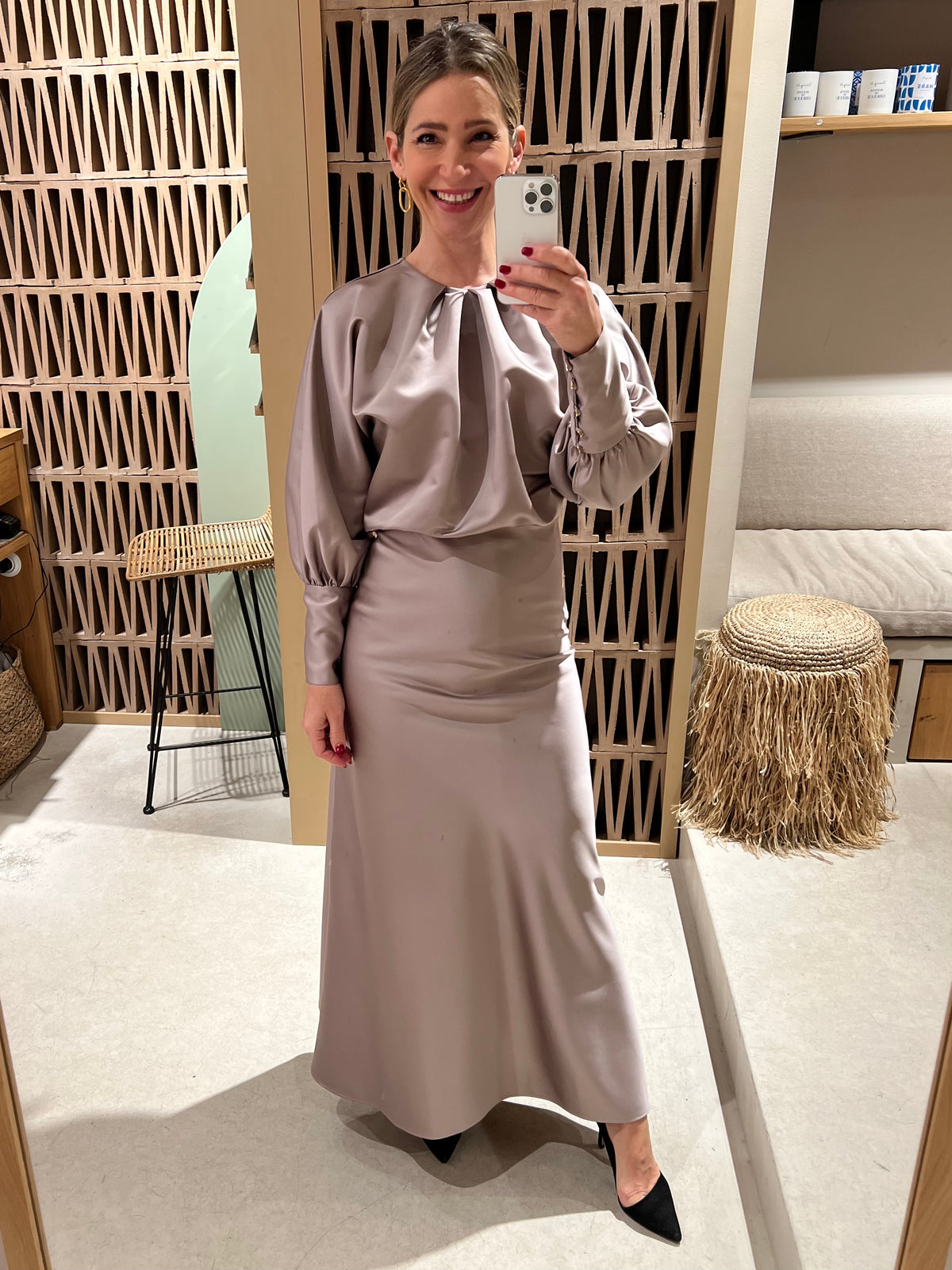 LONG DRESS “HELIUM” MAUVE