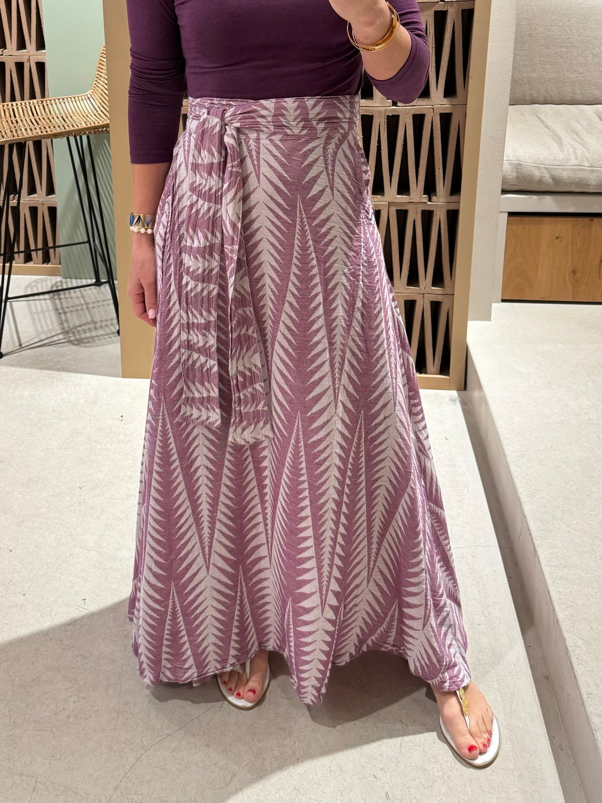 MAXI WRAP SKIRT "FINIKAS"