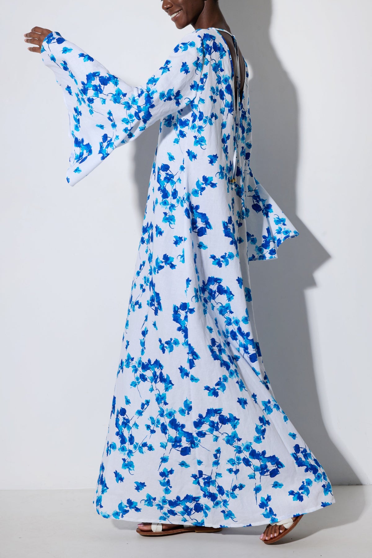 LONG DRESS "AMALFI" BLUE