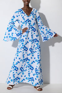 LONG DRESS "AMALFI" BLUE