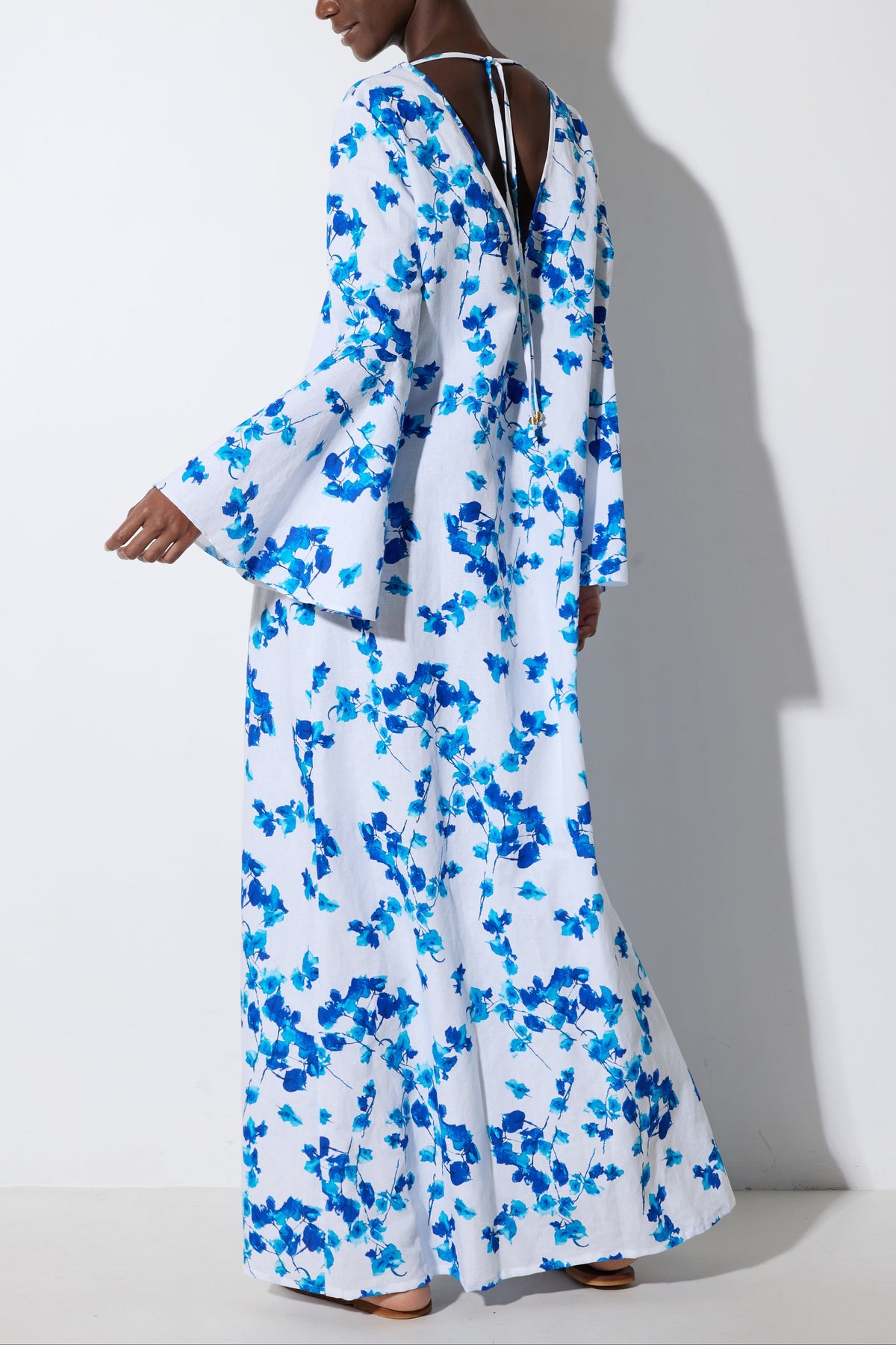 LONG DRESS "AMALFI" BLUE