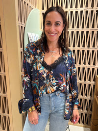 SATIN BLOUSE "DELIA"