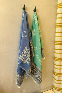 WOVEN BEACH TOWEL "KENTIMA"