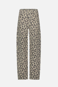 CROPPED LEO BARREL PANTS "CHEETAH"