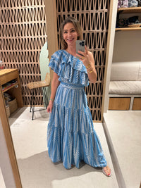 LONG ONE SHOULDER DRESS "FINIKAS"