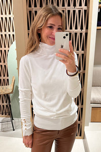 THIN TURTLENECK VISCOSE PULLOVER "AYINA"