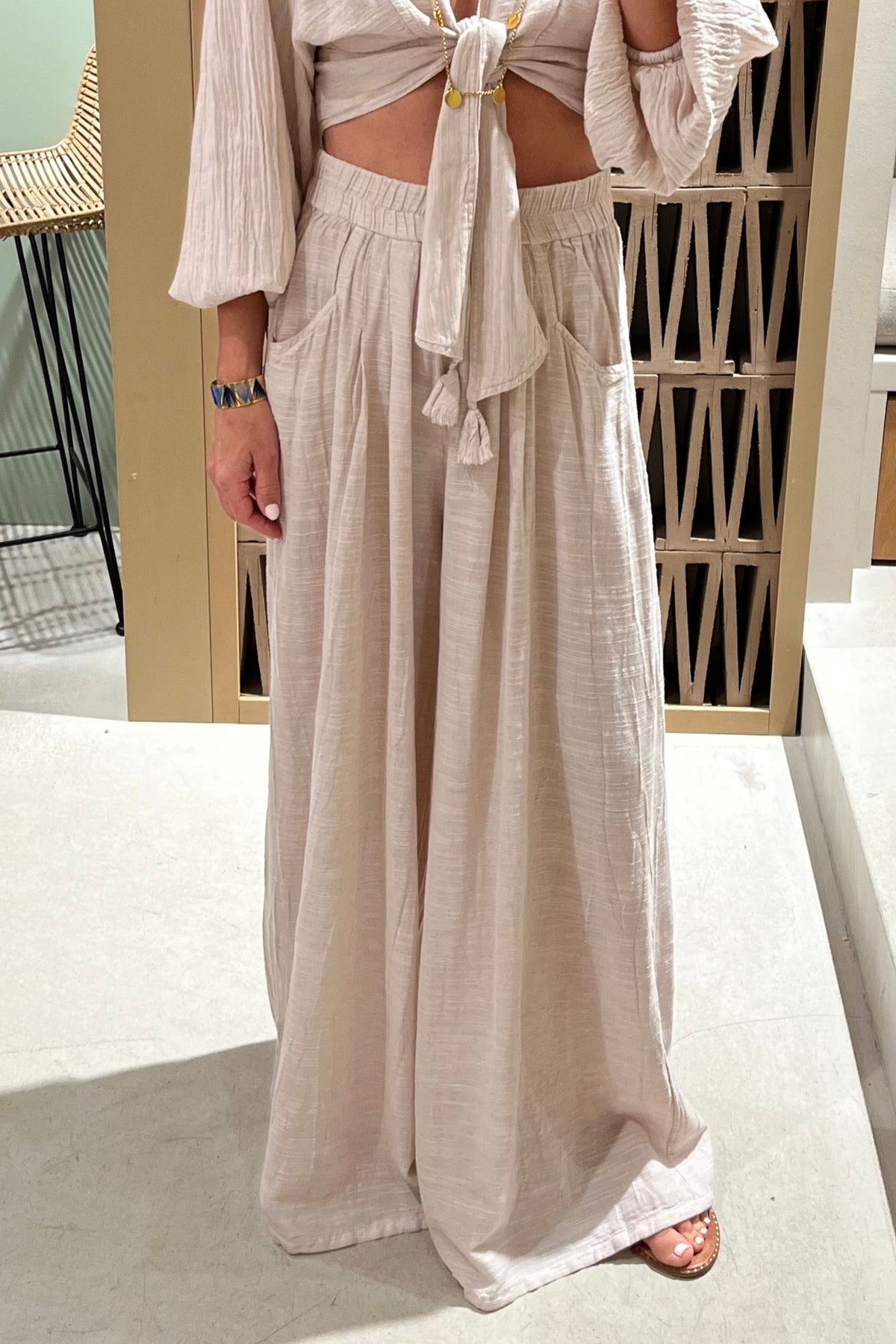 PALAZZO PANTS "MALIA" DUSTY PINK