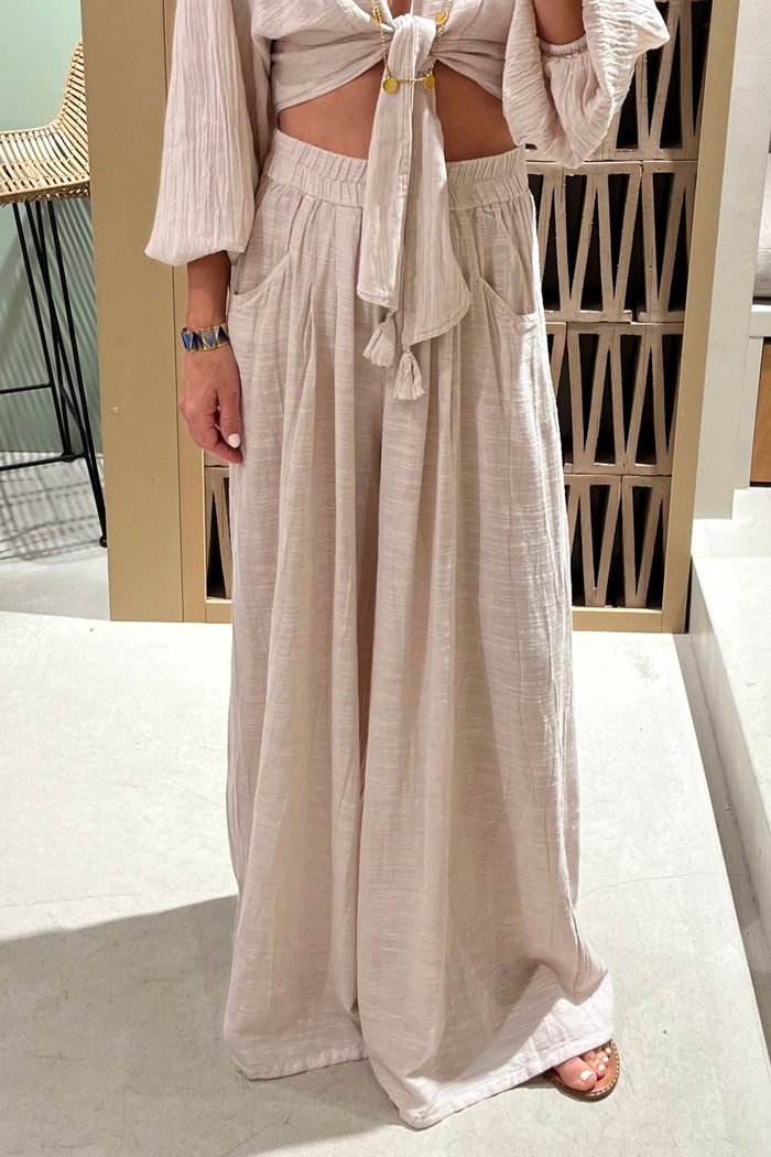 PALAZZO PANTS "MALIA" DUSTY PINK