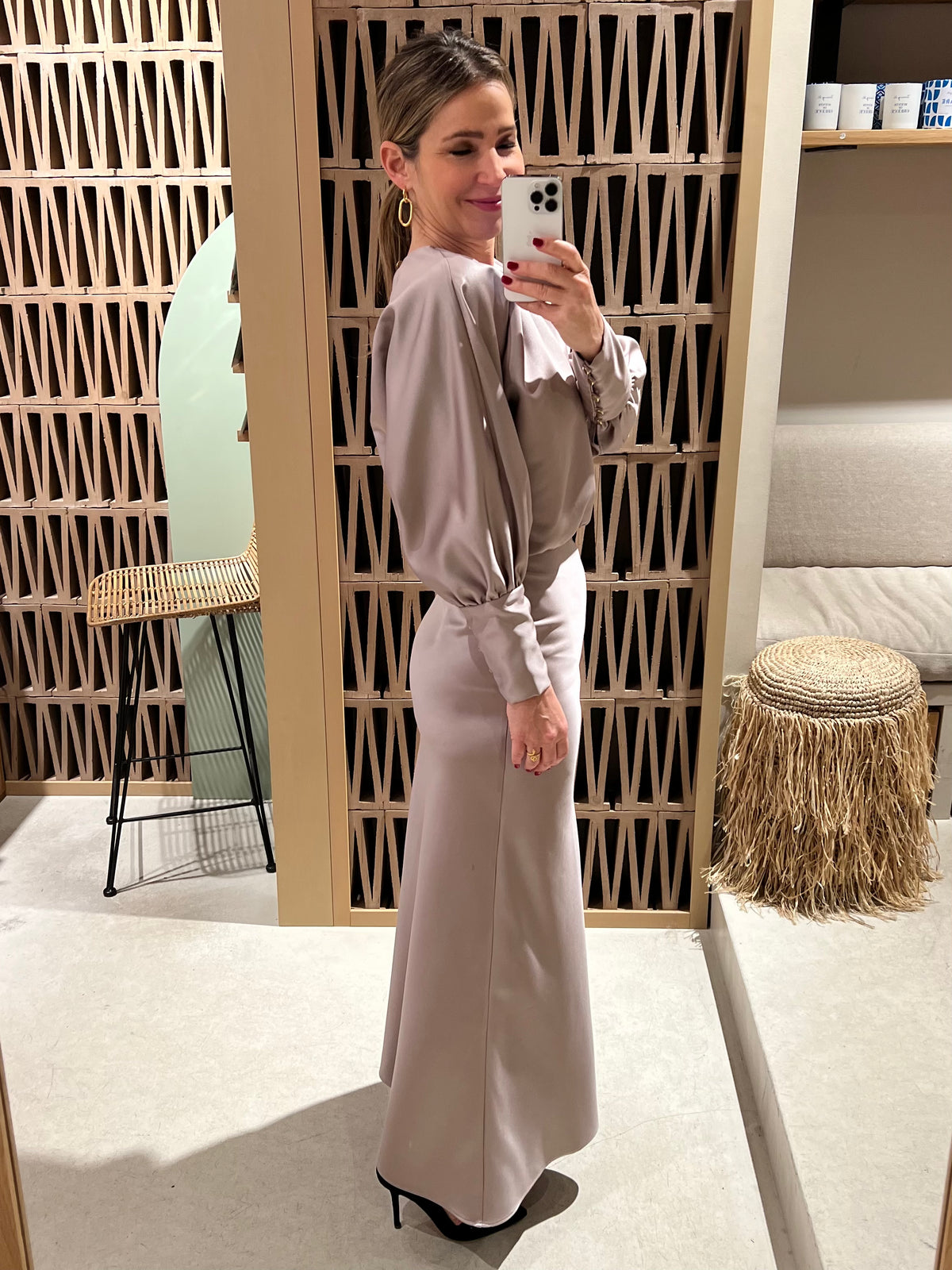 LONG DRESS “HELIUM” MAUVE