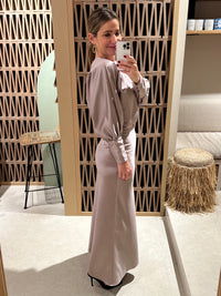 LONG DRESS “HELIUM” MAUVE