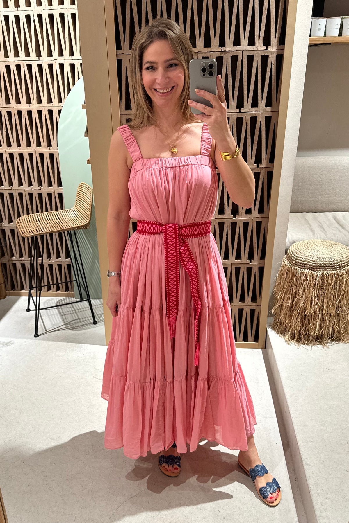 STRAPPY OVERSIZED MIDI DRESS "DAPHNE"