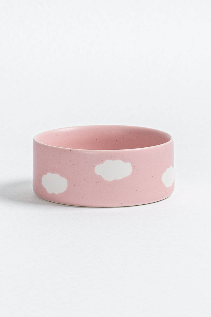 FEEDING BOWL SET OF 2 PINK CLOUD