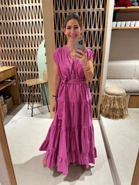 LONG SLEEVELESS DRESS "FAIDRA"