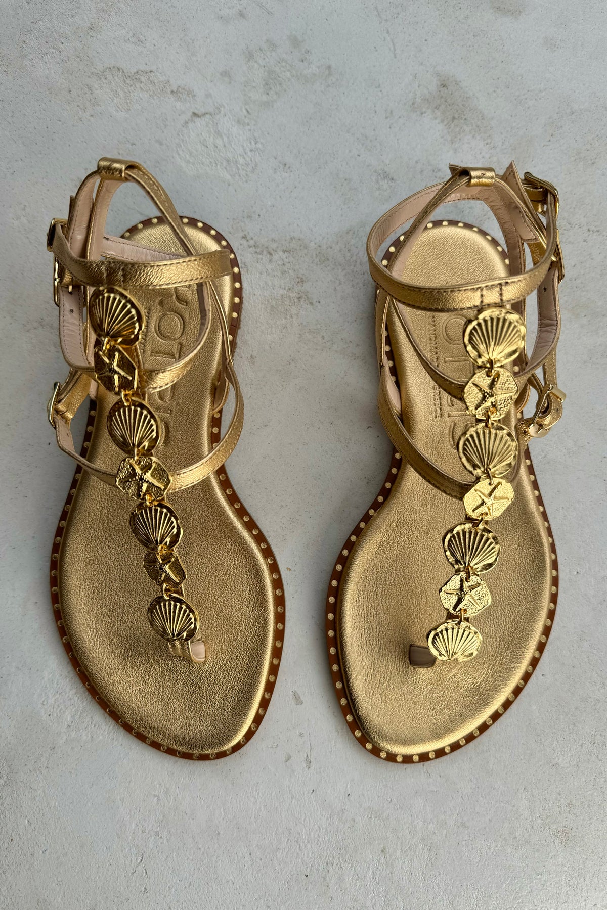 GLADIATOR SANDALS "BEACH PLEASE"