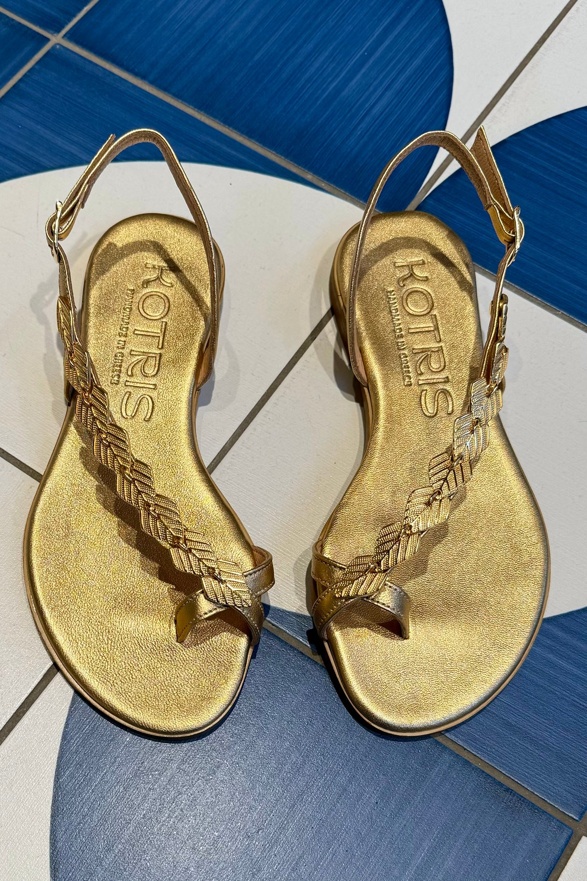 SANDALS "MEDEA" GOLD