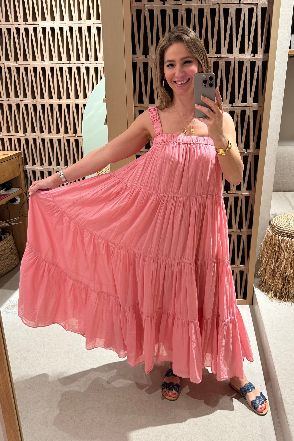 STRAPPY OVERSIZED MIDI DRESS "DAPHNE"