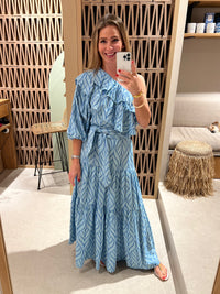 LONG ONE SHOULDER DRESS "ERIKOUSA"