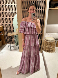 LONG ONE SHOULDER DRESS "FINIKAS"