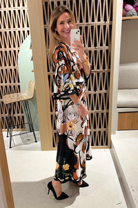 LONG DRESS "ORNAMENTAL" MULTICOLOR