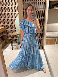 LONG ONE SHOULDER DRESS "FINIKAS"