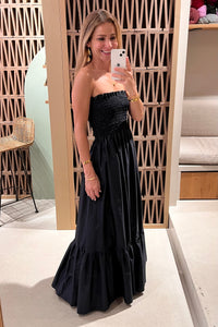 BANDEAU DRESS "ELPIS" BLACK