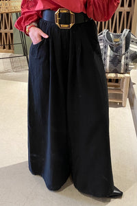 PALAZZO PANTS "MALIA" BLACK