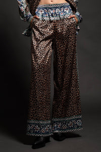 SILKY PANTS "ANIMISM" MULTICOLOR