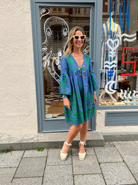 SHORT LINEN DRESS "FEATHER“