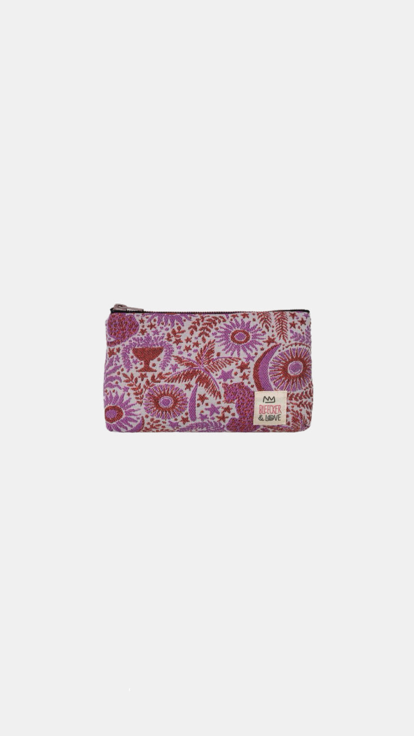 MINI POUCH "AMELIE" LILAC/ORANGE