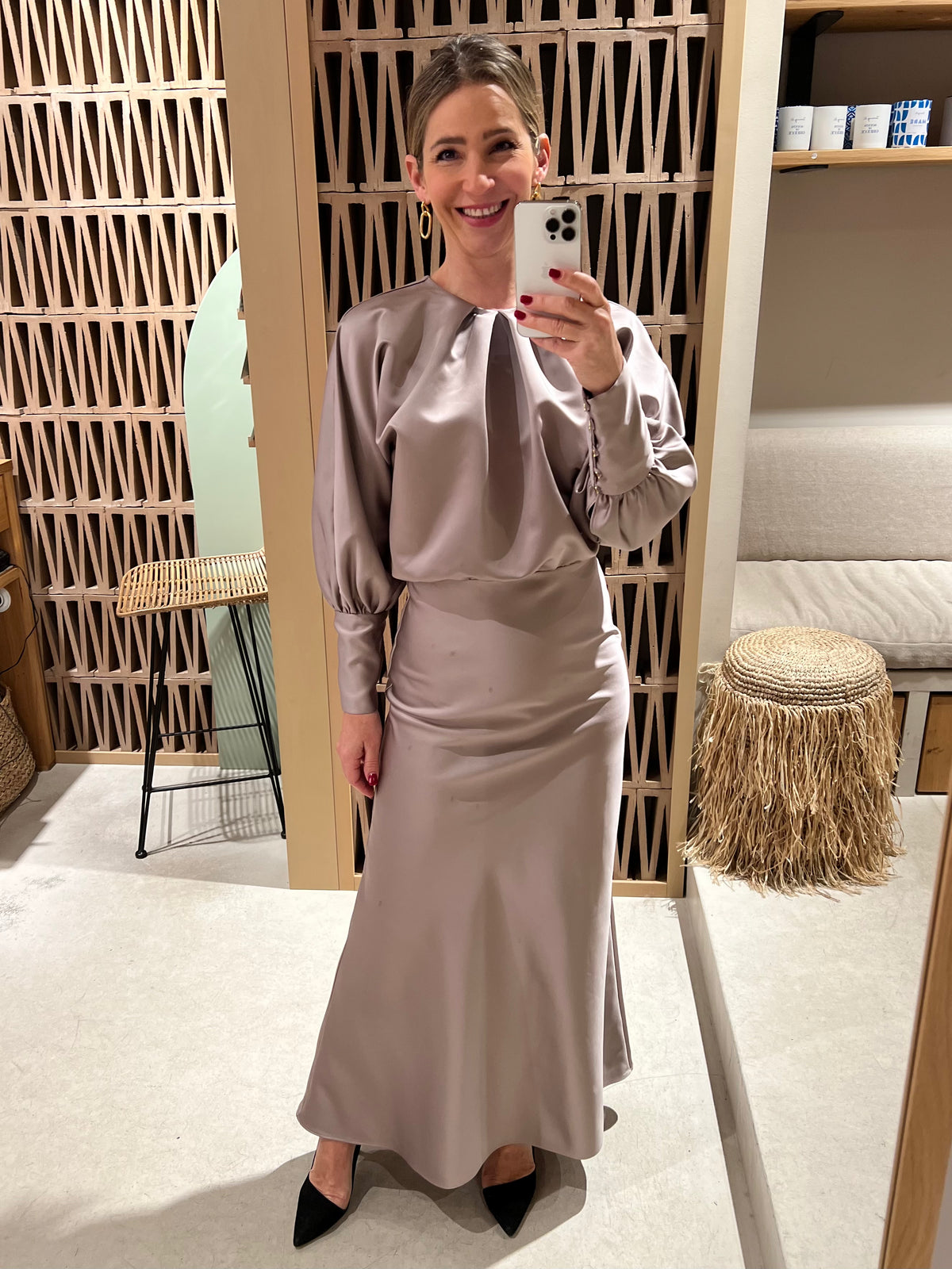 LONG DRESS “HELIUM” MAUVE