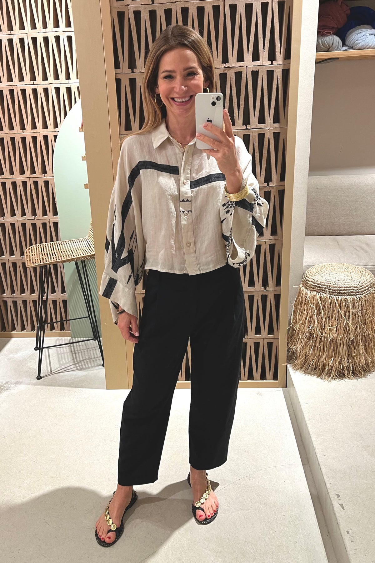 BARREL PANTS "ALEXIA" BLACK