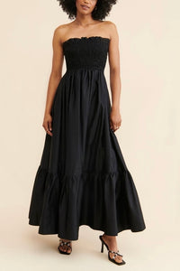 BANDEAU DRESS "ELPIS" BLACK