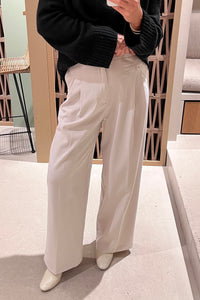 WIDE SUIT PANTS ICE