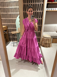 LONG SLEEVELESS DRESS "FAIDRA"