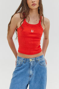 TANK TOP "PIERA" RED