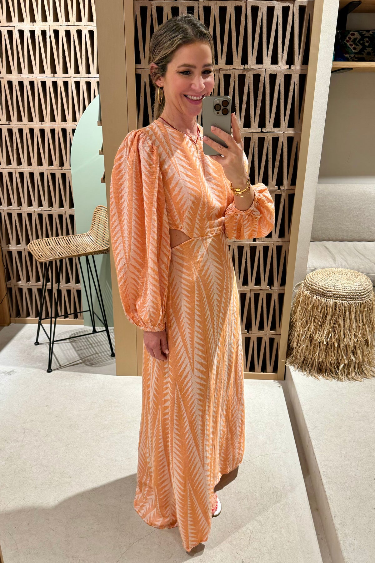 LONG DRESS WITH OPEN BACK "FINIKAS"