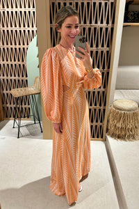 LONG DRESS WITH OPEN BACK "FINIKAS"