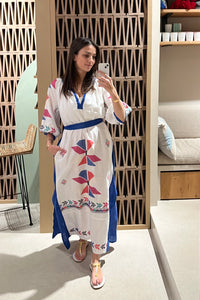 LONG LINEN DRESS "AEOLIS"