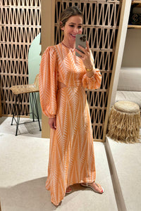 LONG DRESS WITH OPEN BACK "FINIKAS"