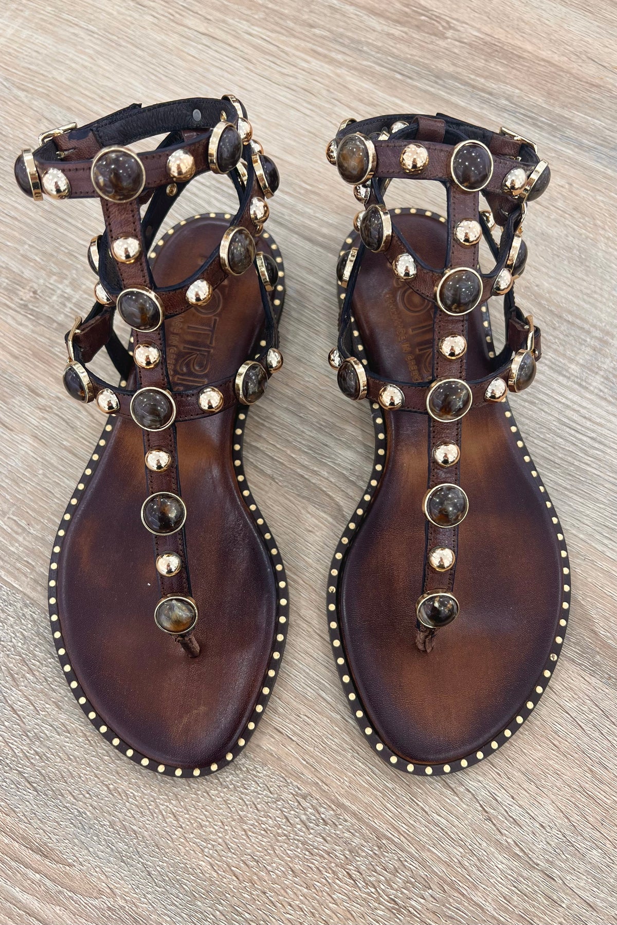 SANDALS "GAIA" CHOCOLATE