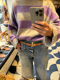 ELASTIC BELT “ RAINBOW GLITTER"