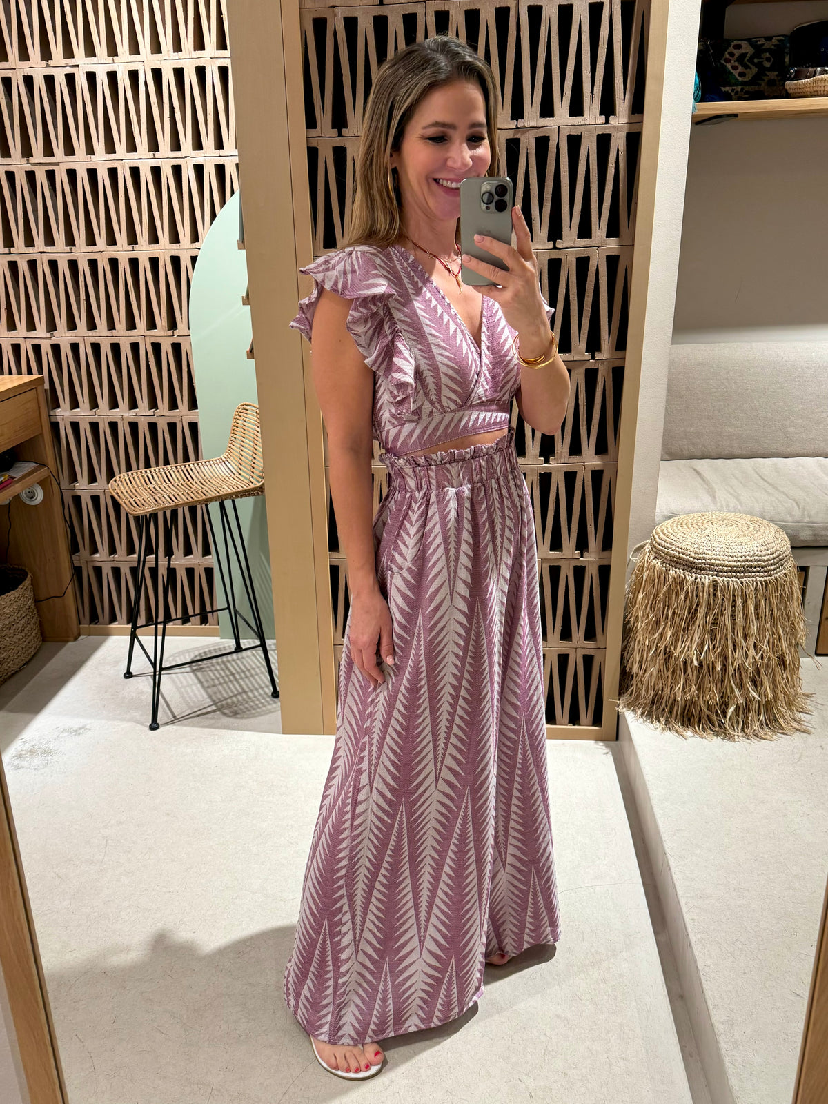 CROP TOP WITH RUFFLES "FINIKAS"