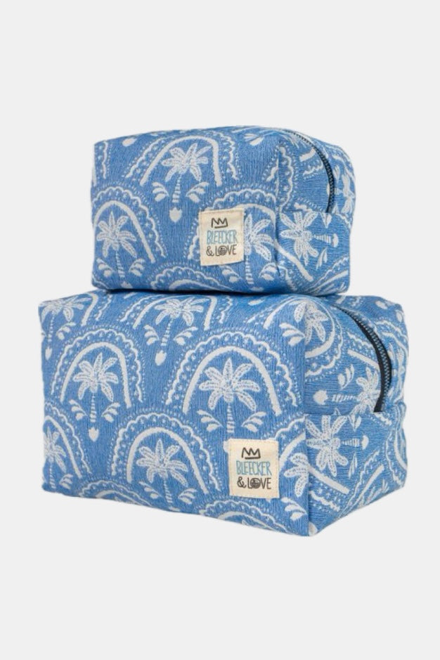 COSMETIC POUCH "CASABLANCA" LIGHT BLUE