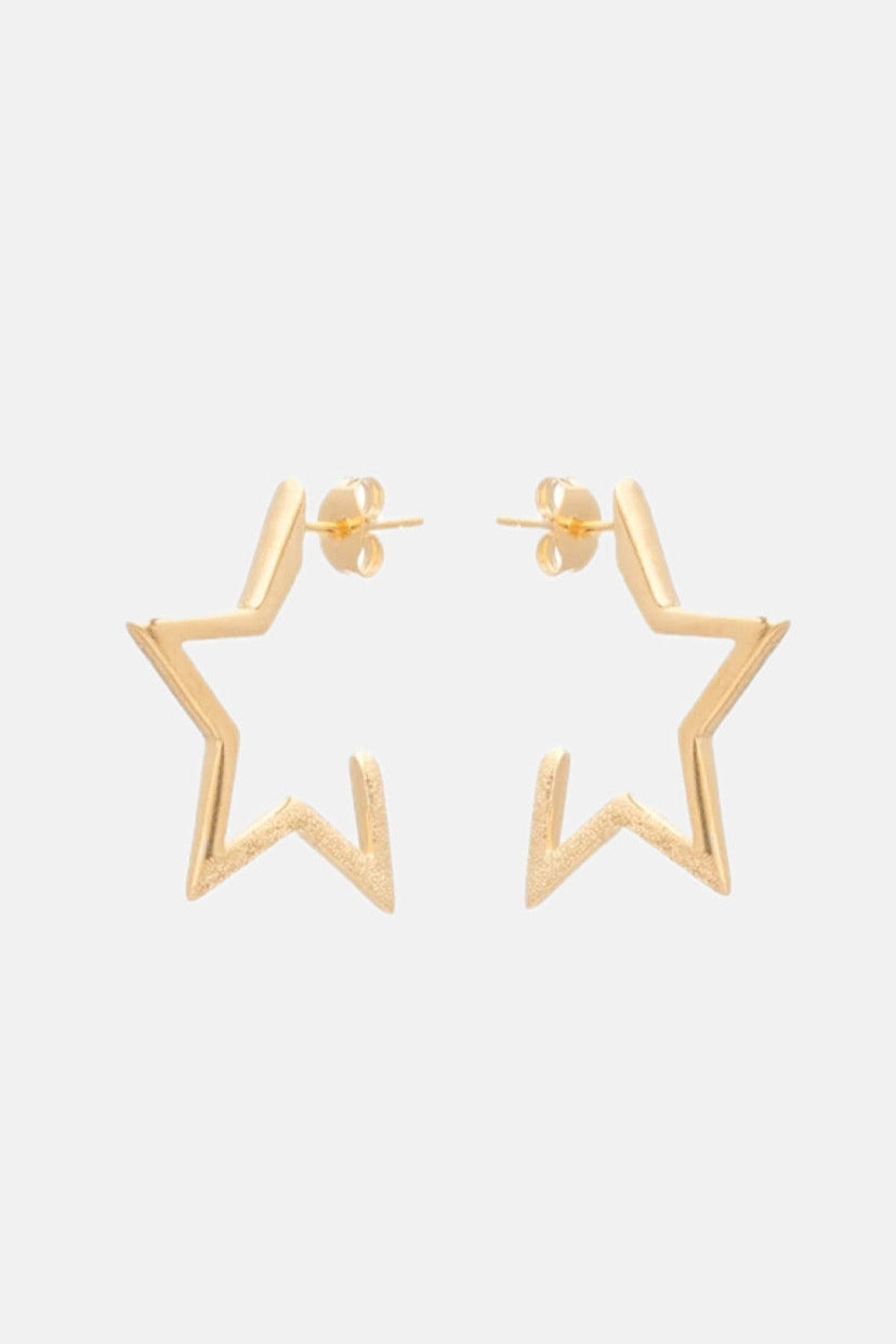 EARRINGS "STAR" GOLD
