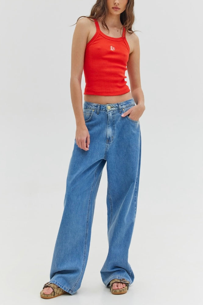 TANK TOP "PIERA" RED