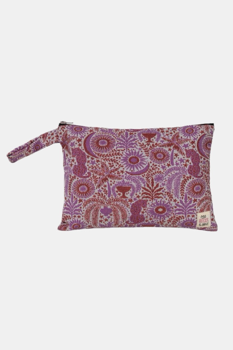 POUCH "AMELIE" LILAC/ORANGE