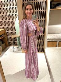 LONG DRESS WITH OPEN BACK "FINIKAS"